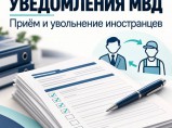 Уведомление о заключении или прекращении трудового договора с иностранцем / Красногорский